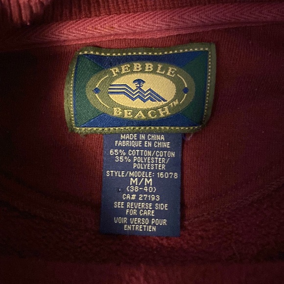 Pebble beach crew neck beautiful piece!! - Picture 3 of 3